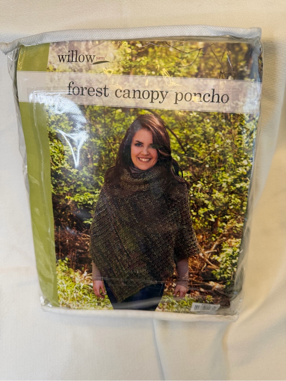 Willow Yarns Forest Canopy Poncho Kit 5 Skeins Unopened Brook Forest Floor